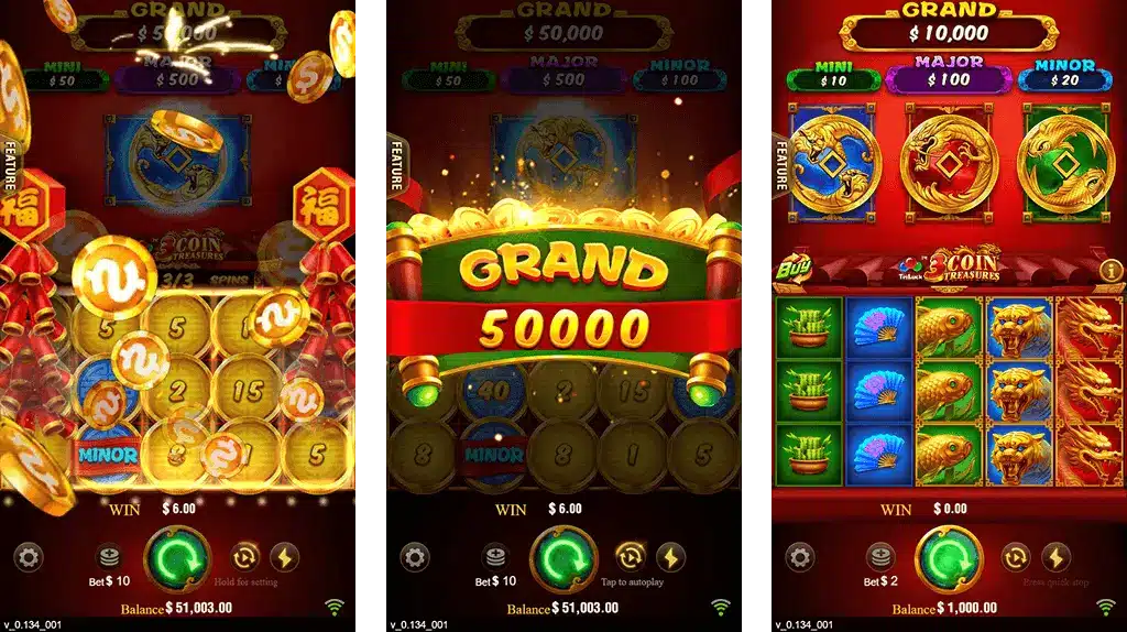 3 Coins 66Lotterycasino Bonus